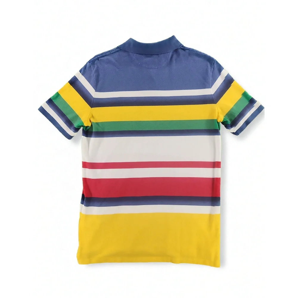 Polo Ralph Lauren Striped Classic Fit Polo Shirt Size S Breathable Cotton Mesh